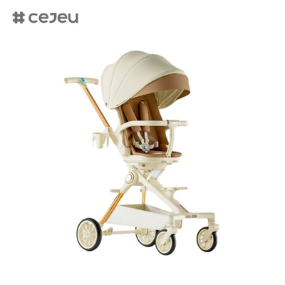 CJ-XL 15L Best-seller pliable portable Poussette pour bébé allongée à 360 degrés peut faire pivoter le siège Poussette pour bébé