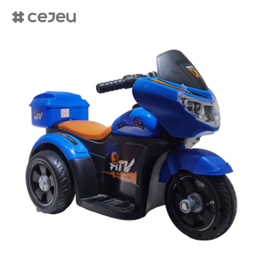 Best-seller de dessins animés sièges super larges trois roues enfants motocycle bébé jouet voiture moto électrique conduire sur le modèle de jouet