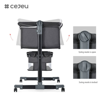 Vente en gros de lit de nouveau-né de haute qualité, lit de bébé potable, lit de bébé avec couverture et moustiquaire