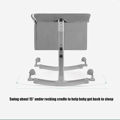 avec roues, berceau avec matelas, berceau réglable, lit de côté, avec panier de rangement, moustiquaire, bébé portable pliable