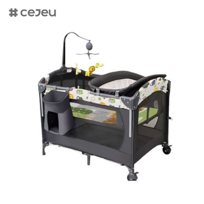 CJ-CB-YXC0001 Lit de chevet de bébé panier de couchage couture Lit pour enfants rangement pliable mobile berceau