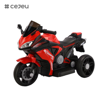 Moto électrique personnalisable pour enfants garçon tricycle rechargeable bébé peut rouler voiture de jouet grande voiture à batterie à double entraînement