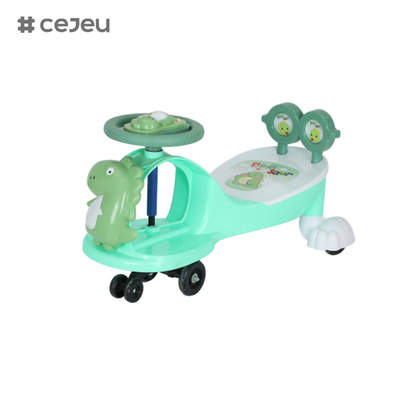 WLF-9666 Sécurisé Santé Créatif Conception main-d'œuvre Plaque de vélo en plastique Jouets pour bébés Enfants Balancer voiture,avec musique / corde