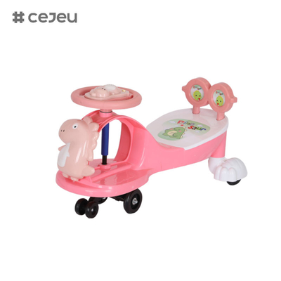 WLF-9666 Sécurisé Santé Créatif Conception main-d'œuvre Plaque de vélo en plastique Jouets pour bébés Enfants Balancer voiture,avec musique / corde
