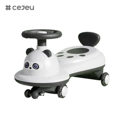 Voiture pour enfants de 2 à 6 ans, bébé universelle, en forme de panda, peut s'asseoir et glisser, roue anti-retour silencieuse