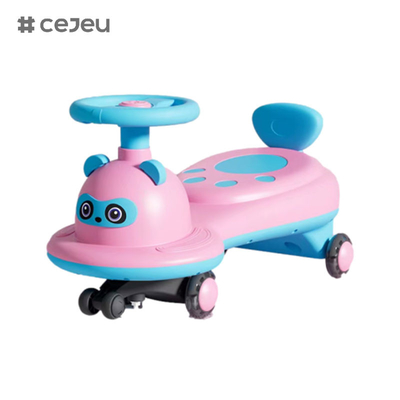 Voiture pour enfants de 2 à 6 ans, bébé universelle, en forme de panda, peut s'asseoir et glisser, roue anti-retour silencieuse