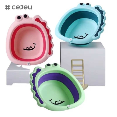 CJ-LBN5131A Vente à chaud lavabos Petits enfants ensemble de pieds pliable Enfants laver salle de bains main lavabos pour tout-petits