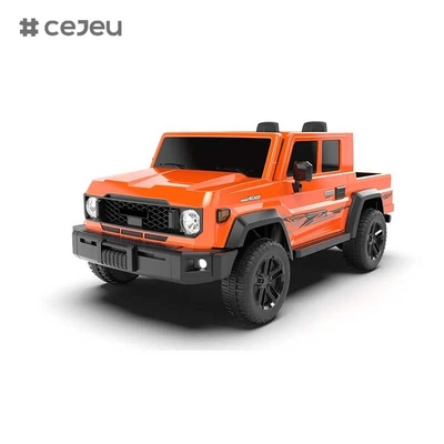 CJ-TTXB-HZBB-985 2025 Nouveau camion électrique à quatre roues motrices pour enfants 4x4 roues 3-8 ans 2 sièges RC tout-terrain avec batterie