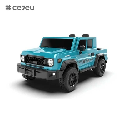 CJ-TTXB-HZBB-985 2025 Nouveau camion électrique à quatre roues motrices pour enfants 4x4 roues 3-8 ans 2 sièges RC tout-terrain avec batterie
