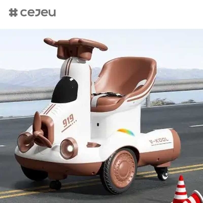 CJ-HB-919 Nouveau arrivée 2 en 1 enfants voiture électrique équilibre / 360 degrés rotation enfants creuseur Voyage sur une pelle automobile