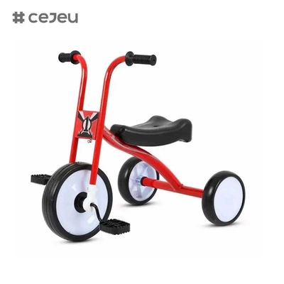 CJ-XS-510 Nouveau gros prix le moins cher Les enfants montent sur un tricycle à trois roues, avec rouge/bleu, Taille du produit 56*36.5*47.5