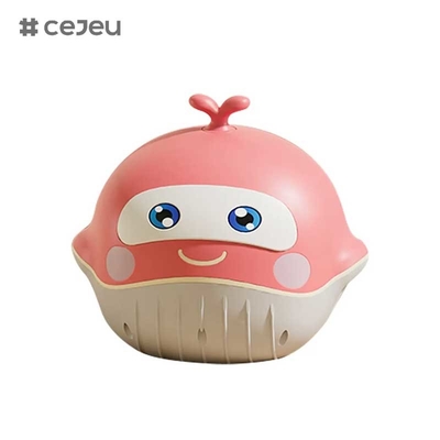CJ-YT-6066 Plastique poubelle pour bébé Sécurité des toilettes siège de toilette intelligent siège d'entraînement de voyage portable avec musique et lumière