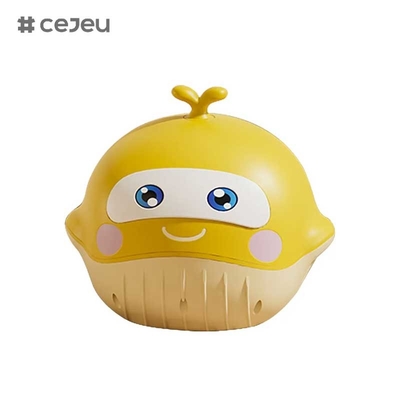 CJ-YT-6066 Plastique poubelle pour bébé Sécurité des toilettes siège de toilette intelligent siège d'entraînement de voyage portable avec musique et lumière