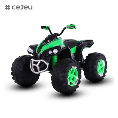 CJ-FB-6677 en gros Les enfants fonctionnent à la batterie 12V à double moteur voiture électrique Enfants Jouets électriques Voyage en voiture pour les garçons de 6 ans pour conduire