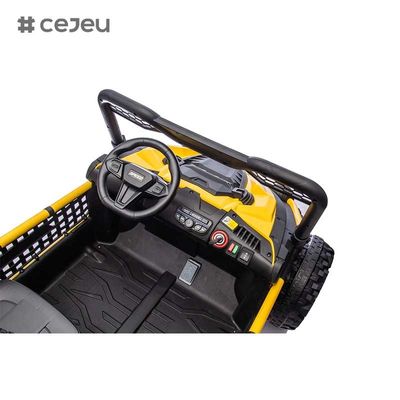CJ-HC-605 Nouvelle batterie 12v Voyage en plein air sur un jouet Voiture alimentée par batterie Voiture 2 sièges Enfants Voyage électrique sur une voiture pour les enfants à conduire