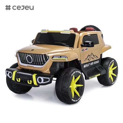 CJ-SF-5688 Nouveau Grand Taille 12V7Ah Grand Taille Four Motor Drive Enfants voiture électrique/couleur rose Deux vitesses Enfants conduisent sur une voiture tout-terrain pendant 5-12 ans