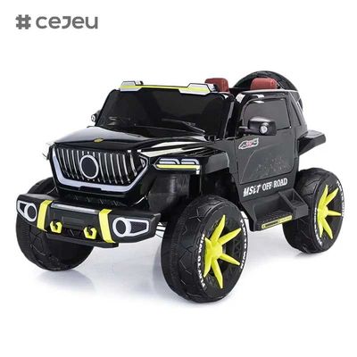 CJ-SF-5688 Nouveau Grand Taille 12V7Ah Grand Taille Four Motor Drive Enfants voiture électrique/couleur rose Deux vitesses Enfants conduisent sur une voiture tout-terrain pendant 5-12 ans