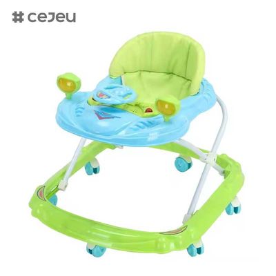 CJ-BLM-314 Baby Walker multi-fonctionnel anti-O-leg anti-retournement pliable 6-18 mois voiture de démarrage de bébé