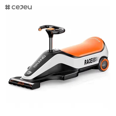 CJ-XB-1098 Voiture pour enfants avec chariot de nettoyage et aspirateur avant - Nouveau produit pour enfants de 2 à 4 ans - Jouet pour enfants avec batterie 12V