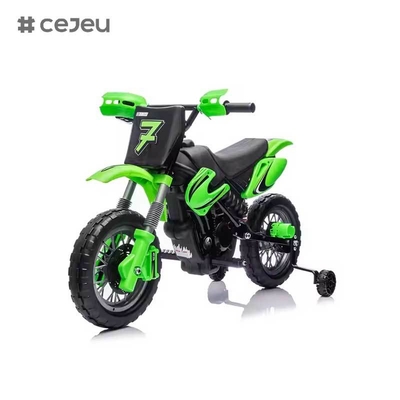 CJ-XB-8015 12V à batterie motocycle électrique voiture sale pour enfants âgés de 3 à 8 ans avec roues d'entraînement Horn & Start Sound Certifié En71