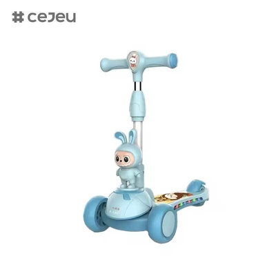 CJ-HLW-209, Trottinette pliable pour enfants Labubu, 3-12 ans, élargissement, trottinette pour tout-petits avec roues flash. Nouvelle trottinette pour enfants de style dessin animé Labubu du fabricant, avec lumières, plastique extensible et pliable.