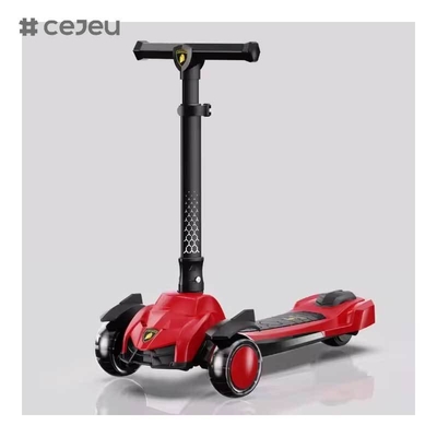 CJ-HLW-101 Trottinette pour enfants, Trottinette pour enfants, Garçons et filles de 1 à 3 à 6 ans, Yo-yo 3-en-1, Trottinette pliable