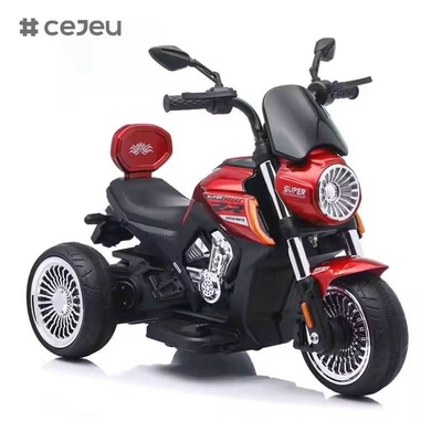 CJ-JM-3189 Vente à chaud Batterie rechargeable Tricycle électrique pour enfants Jouet de voiture électrique pour enfants Inspiré par la moto