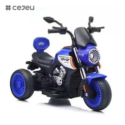 CJ-JM-3189 Vente à chaud Batterie rechargeable Tricycle électrique pour enfants Jouet de voiture électrique pour enfants Inspiré par la moto