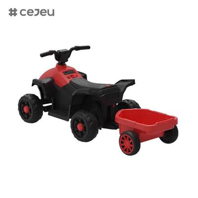 CJ-BEJ-3199 Nouveau quadricycle électrique à 6 roues pour enfants à piles en plastique