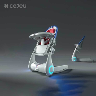 CJ-LL-MY-08 4 en 1 fauteuil électrique multi-fonctionnel pour bébé réglage de hauteur fauteuil haute pour bébé nouveau design de luxe multi-fonctionnel 4 en 1 fauteuil pliable pour bébé fauteuil haute pour bébé nourrissage en rotin pour enfants