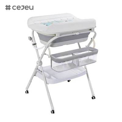 CJ-QC6605-1 Table de soins trois-en-un tout-en-un pour nouveau-nés, bain, lavage, pour change mobile - Vente en gros de produits pour le bain de bébé