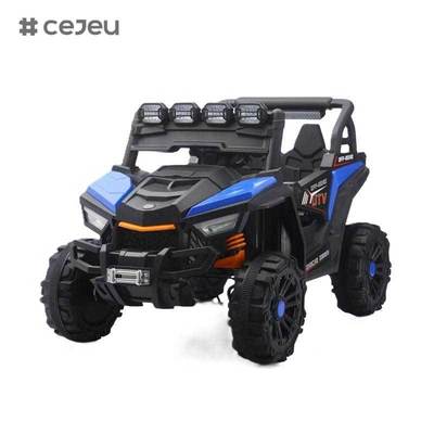 CJ-JB-669 Jouet à chevaucher pour grands enfants, Camion à chevaucher 2 places pour enfants, véhicule électrique pour garçons et filles avec télécommande