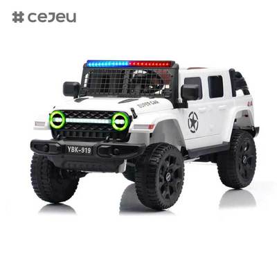 CJ-YBK-919 Unisexe 12V télécommande électrique de voiture de bébé Jouet pour enfants âgés de 5 à 7 ans 4 roues Matériau plastique avec fonction MP3