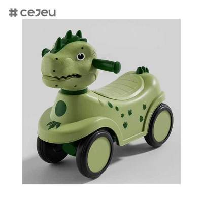 CJ-BNQ-609 Voiture jouet à quatre roues pour enfants, poussette pour tout-petits, 1-3 ans, voiture pour bébé avec glissière et balançoire
