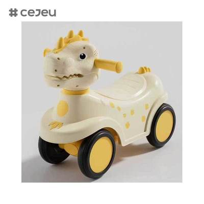 CJ-BNQ-609 Voiture jouet à quatre roues pour enfants, poussette pour tout-petits, 1-3 ans, voiture pour bébé avec glissière et balançoire