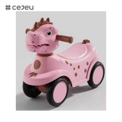CJ-BNQ-609 Voiture jouet à quatre roues pour enfants, poussette pour tout-petits, 1-3 ans, voiture pour bébé avec glissière et balançoire