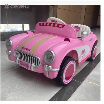 CJ-FB-S9 Antiques voitures de sport de style de chargement jouet Nouveau design véhicule électrique d'éclairage de musique en plastique Ride-on jouet pour les enfants 2-4 ans 12V