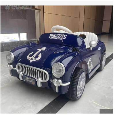 CJ-FB-S9 Antiques voitures de sport de style de chargement jouet Nouveau design véhicule électrique d'éclairage de musique en plastique Ride-on jouet pour les enfants 2-4 ans 12V