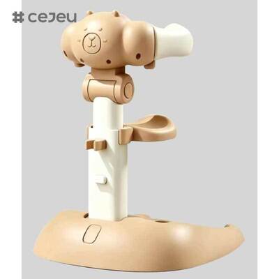 CJ-ML-01 Little deer Portable Bath Helper Baby Free Mother Hands Adjustable Height Baby Shower Stand with Anti-Slip Base Standing Support