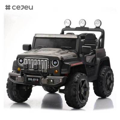 CJ-CHBB-DH-819 Voiture électrique pour enfants en ABS de haute qualité, voiture tout-terrain à quatre roues motrices à piles, pour enfants de 5 à 7 ans, taux de réapprovisionnement USB 66 %