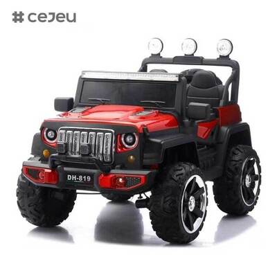 CJ-CHBB-DH-819 Voiture électrique pour enfants en ABS de haute qualité, voiture tout-terrain à quatre roues motrices à piles, pour enfants de 5 à 7 ans, taux de réapprovisionnement USB 66 %