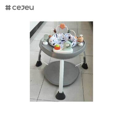 CJ-BST-BC10 centre de jeux et table d'activités avec musique et lumières le repose-pieds a trois réglages de hauteur, peut également être placé sur plateau comme plaque de table