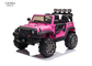 Les enfants EN62115 montent sur la jeep de Toy Car Pink Power Wheels 2 Seater avec le lecteur de musique