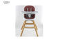 EN14988 360 taille en bois se pliante rotative de la position 2 de la chaise d'arbitre 2 de degré ajustée
