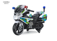 Tour électrique de motocyclette de police des enfants 12V sur le klaxon de lumières