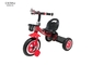 Tricycle d'équitation pour enfant à 3 roues clignotantes, chargement de 30 kg